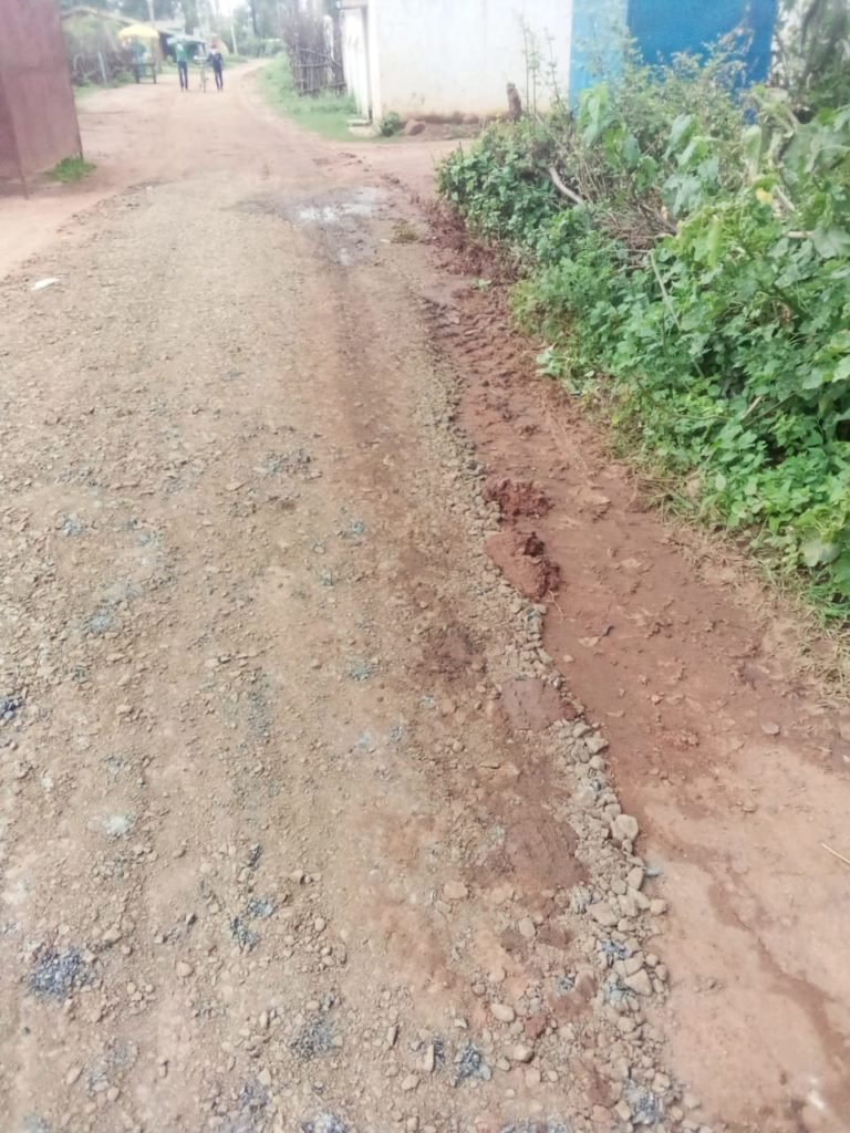 हिंद स्वराष्ट्र की खबर का असर एक दिन में ही जानलेवा बन चुकी मार्ग में सुधार कार्य प्रारंभ …