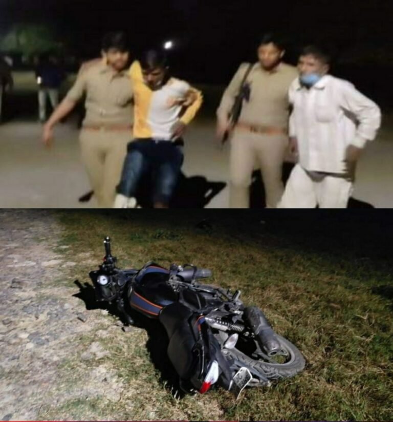 दो शातिर लुटेरो के साथ हुई पुलिस की मुठभेड़ , 2 बदमाश घायल