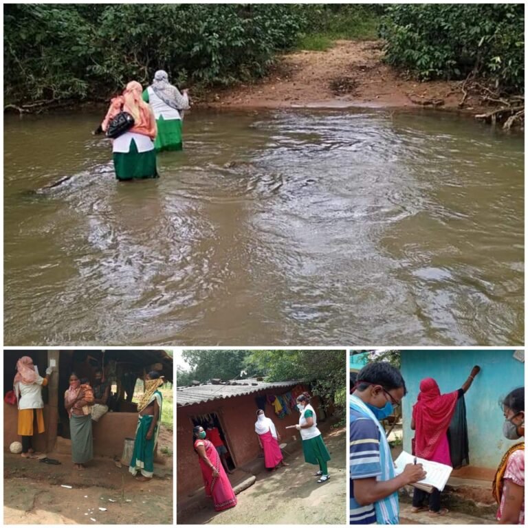 पहाड़, नदी नाले पार कर 61 हजार 346 से अधिक घरों में पहुंची सघन सामुदायिक कोरोना सर्वेक्षण दल