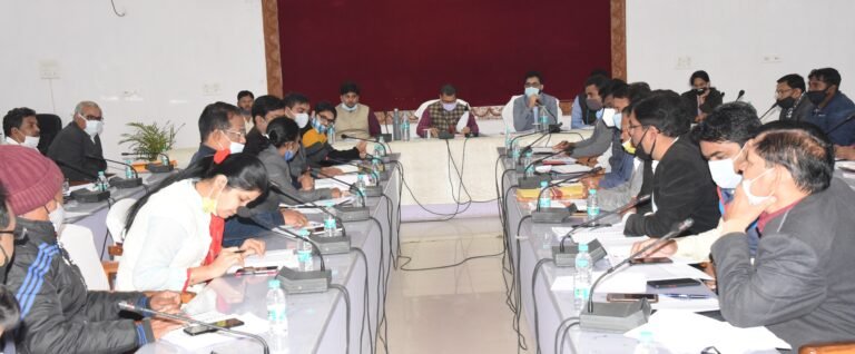 जल जीवन मिशन की बैठक सम्पन्न…571 ग्रामों के ग्राम कार्य योजना हेतु 1130 करोड़ 94 लाख रूपए का अनुमोदन ….