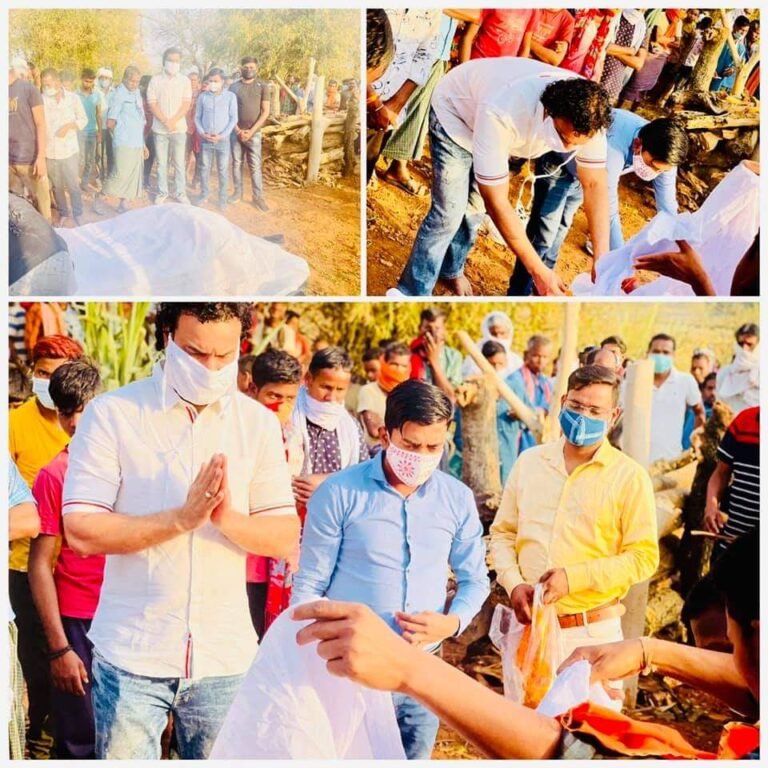 अमदला के लाल को प्रदेश सचिव श्री शैलेन्द्र प्रताप सिंह ने दि अंतिम विदाई एवं  श्रद्धांजलि