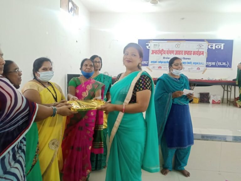 महिला एवं बाल विकास द्वारा किया गया पोषण माह कार्यक्रम का आयोजन…