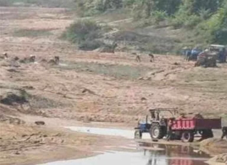 जिले में अवैध बालू खनन  का गोरख धंधा थमने का नहीं ले रहा नाम