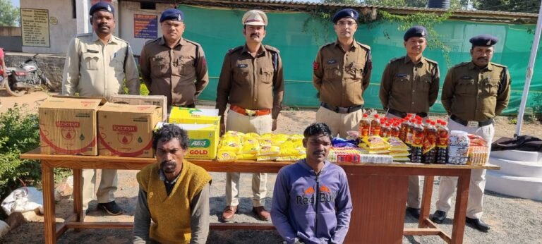 किराना दुकान में चोरी करने वाले 2 चोरों को लटोरी पुलिस ने किया गिरफ्तार