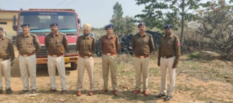12 लाख कीमत के 10 टन कोयला सहित 1 मिनी टिपर टाटा, 2 मोटर सायकल जप्त…