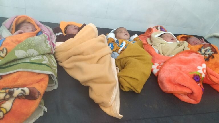 कुन्नी प्राथमिक स्वास्थ्य केंद्र में 1 दिन में हुआ 5 बच्चों का जन्म..