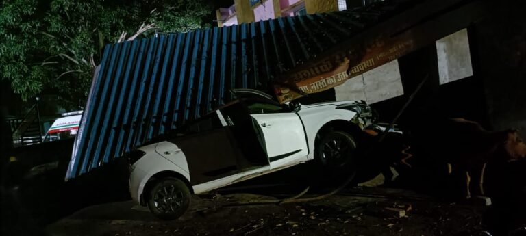 सुरजपुर : शराबी तहसीलदार का कारनामा शराब के नशे में गाय पर चढ़ा दी कार और होटल का भी हाल किया बेहाल….