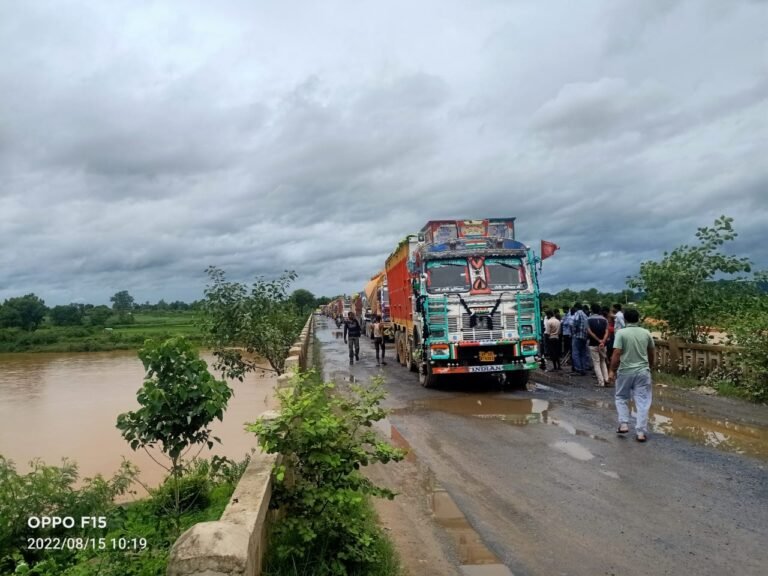 भैसामुंडा पूल पर ट्रक हुई खराब, अंबिकापुर–बनारस राष्ट्रीय राजमार्ग रात्रि ग्यारह बजे से बाधित….