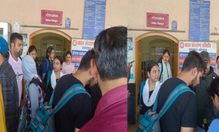 ट्रेन लेट, परीक्षा नहीं दे पाए कैंडिडेट्स: रायपुर पहुंचते ही किया हंगामा, स्टेशन मास्टर के दफ्तर में घुसे, जमकर की नारेबाजी…