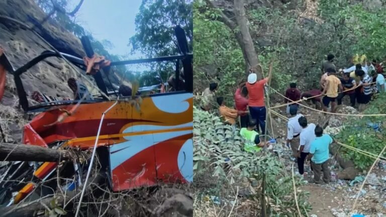 रायगढ़ में भीषण सड़क हादसा,खाई में गिरी यात्रियों से भरी बस….