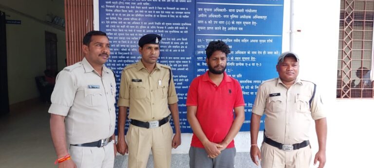 32 नग नशीली इंजेक्शन के साथ युवक गिरफ्तार…