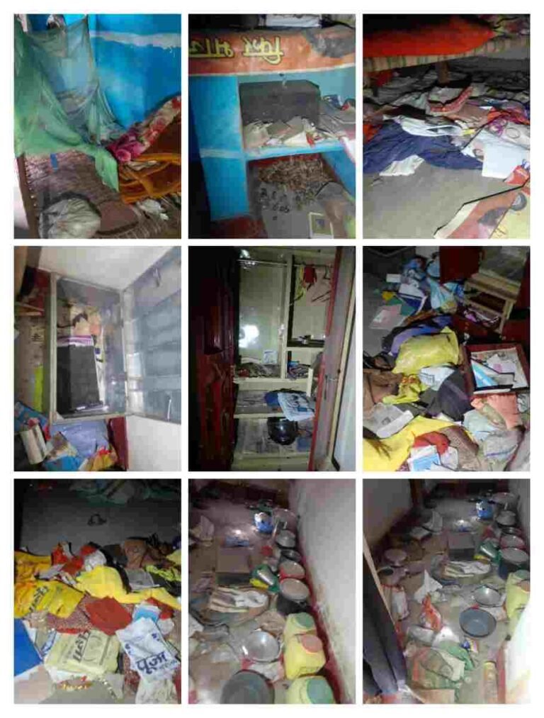 पत्नी की आत्महत्या मामले में परिवार गया जेल, चोरों ने मौका पाकर पूरा घर किया साफ, मौके पर छोड़ गए अपना पहचान पत्र…फिर भी पुलिस के हाथ खाली….