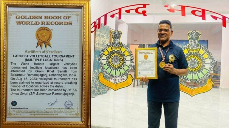 गोल्डन बुक आफ वर्ल्ड रिकार्ड में दर्ज हुआ बलरामपुर पुलिस का नाम..