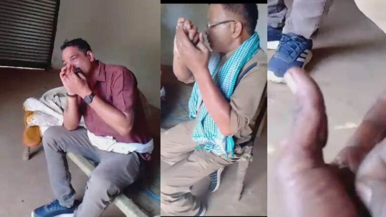 गांजा पीते 2 पुलिसकर्मियों के वीडियो वायरल…