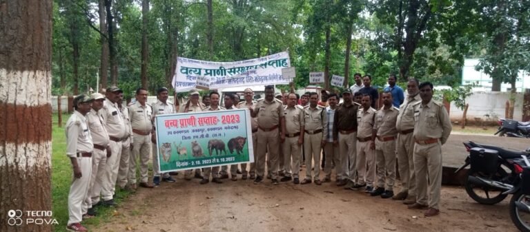 राष्ट्रीय वन्यजीव सप्ताह के अंतर्गत निकाली गई जागरूकता रैली…