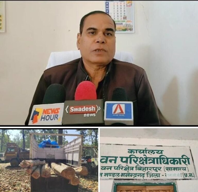 वन विभाग की ताबड़तोड़ कार्यवाही सागौन लकड़ी चोरी करते पकड़ाए आरोपी…
