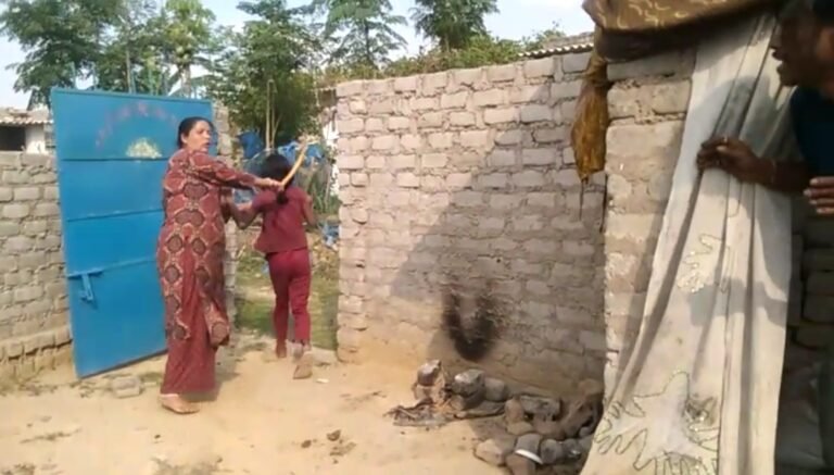 महिला ने बच्ची की बेरहमी से की पिटाई,,, देखें वायरल वीडियो…