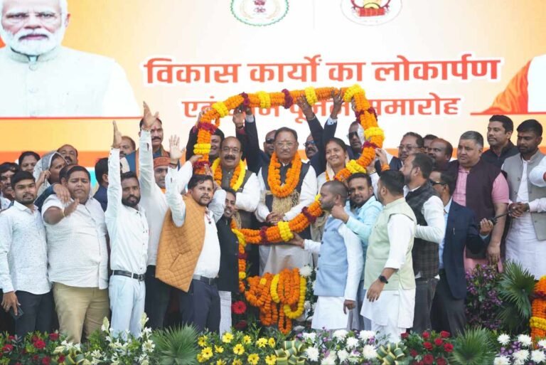 मुख्यमंत्री विष्णुदेव साय ने किया 536 करोड़ रूपए के कार्यों का लोकार्पण और भूमिपूजन,, अंबिकापुर नगर में अधोसंरचना विकास के लिए 23.90 करोड़ रूपए की घोषणा…