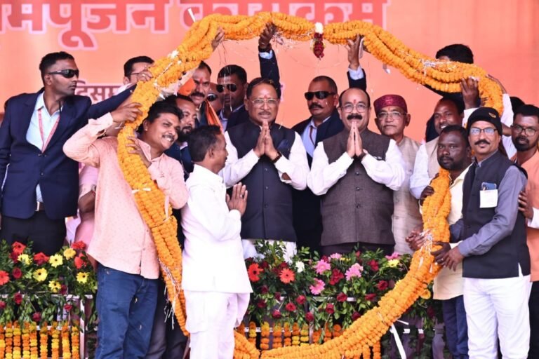 मुख्यमंत्री श्री विष्णुदेव ने काले हीरे की नगरी चिरमिरी से एमसीबी जिले को दी 550 करोड़ रुपए की सौगात..
