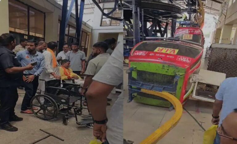 डोंगरगढ़ में रोपवे ट्राली गिरी पूर्व गृहमंत्री रामसेवक पैंकरा समेत कई भाजपा नेता घायल…