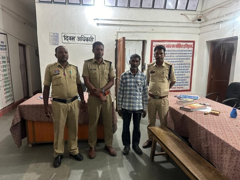 रामानुजनगर बालिका की नग्न लाश मामले की गुत्थी सुलझी, हत्या मामले में आरोपी चौकीदार गिरफ्तार…