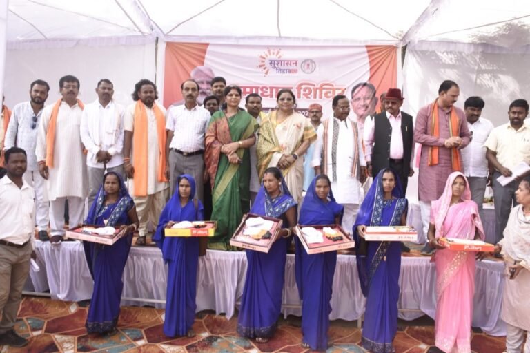 कठौतिया में सुशासन तिहार शिविर सम्पन्न: 1939 आवेदनों का त्वरित समाधान, योजनाओं का लाभ हितग्राहियों तक पहुंचा…