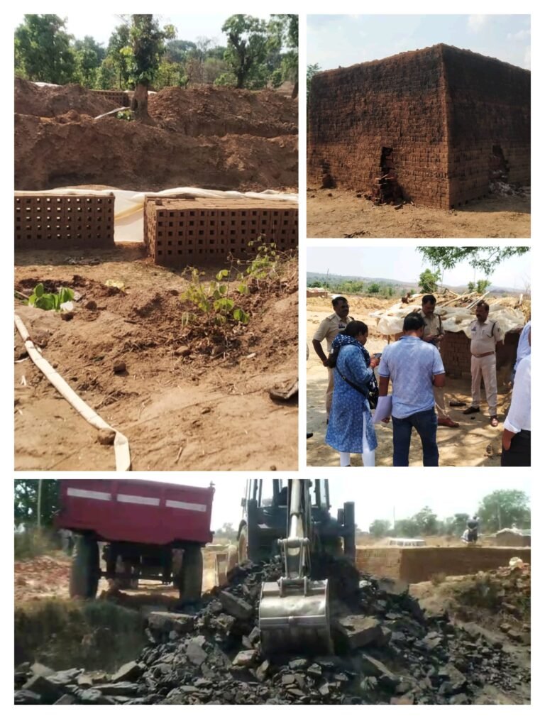 खनिज एवं पुलिस विभाग की संयुक्त टीम ने अवैध ईंट भट्ठों और कोयला भंडारण पर की कार्यवाही…