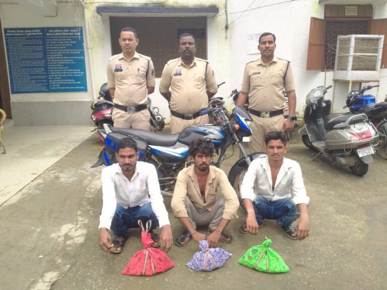 120 नग नारकोटिक्स युक्त इंजेक्शन की तस्करी मामले में 3 आरोपी गिरफ्तार…