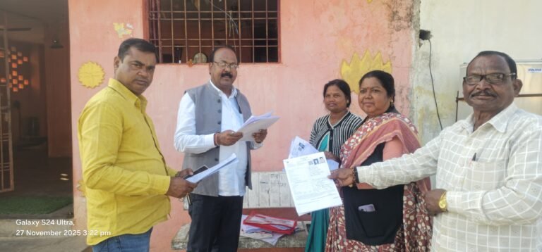 भाजपा जिला अध्यक्ष मुरली मनोहर सोनी ने स्वयं भरा एसआईआर फॉर्म, जनता को भी आगे आने की अपीलगुरुवार को किया व्यापक क्षेत्र भ्रमण, जनसमस्याओं के त्वरित समाधान का भरोसा…