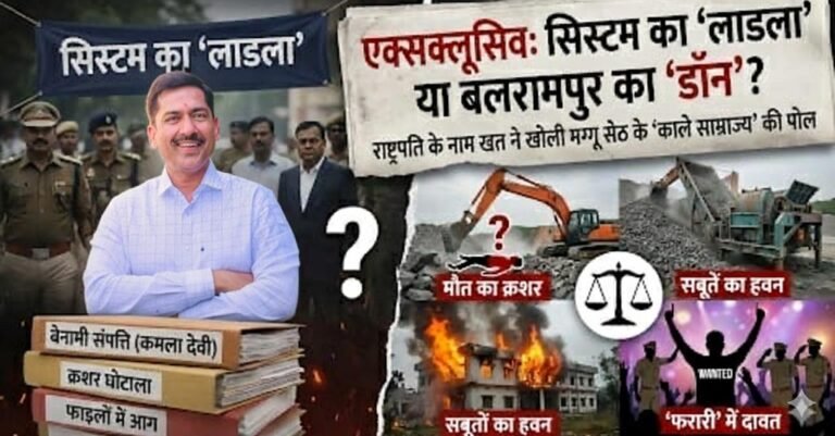 पत्रकार जितेंद्र का चिट्ठी बम!! और ‘मग्गू भाई’ का ऐसा ‘भौकाल’ कि सिस्टम भी शरमा जाए!!