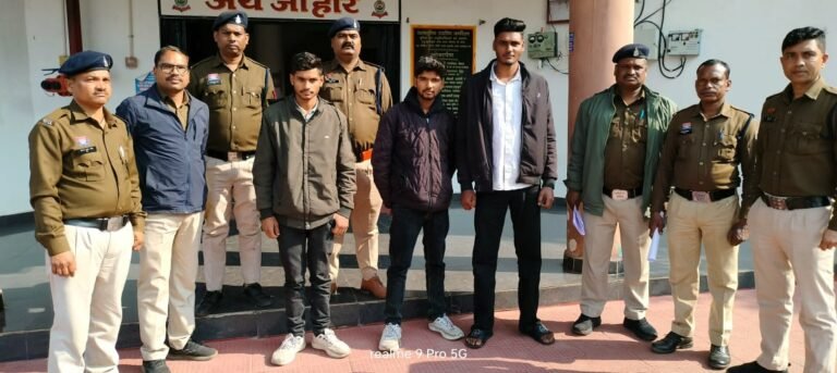 खड़गवां पुलिस की बड़ी कार्रवाई: जगन्नाथपुर खदान से कोयला चोरी करने वाले गिरोह का भंडाफोड़, 3 आरोपी गिरफ्तार…